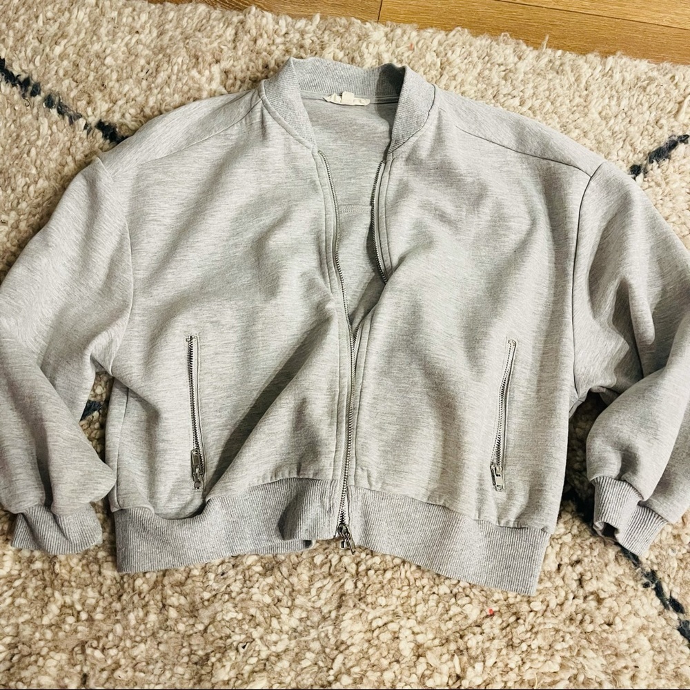 VICI grey sweatshirt bomber